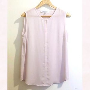 Simons Light Pink Sleeveless Blouse